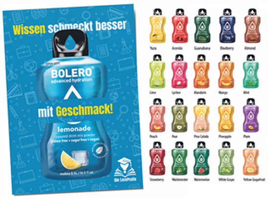 BOLERO Drinks Werbekarte