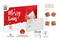 Wand Adventskalender Standardmotiv, Inhalt: Callebaut Vollmilch Schokolade Kalender ca. 75 g