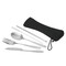 Edelstahl-Besteckset STELLOKIT, 5-teilig