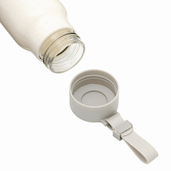 Glas-Trinkflasche ECO DRINK mit Ummantelung