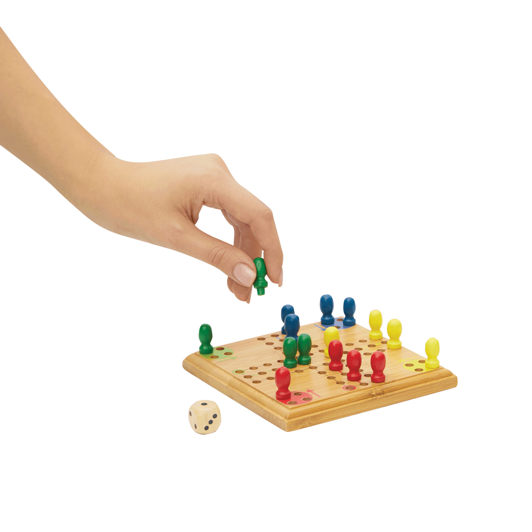 Ludo Holzspiel NO ANGER