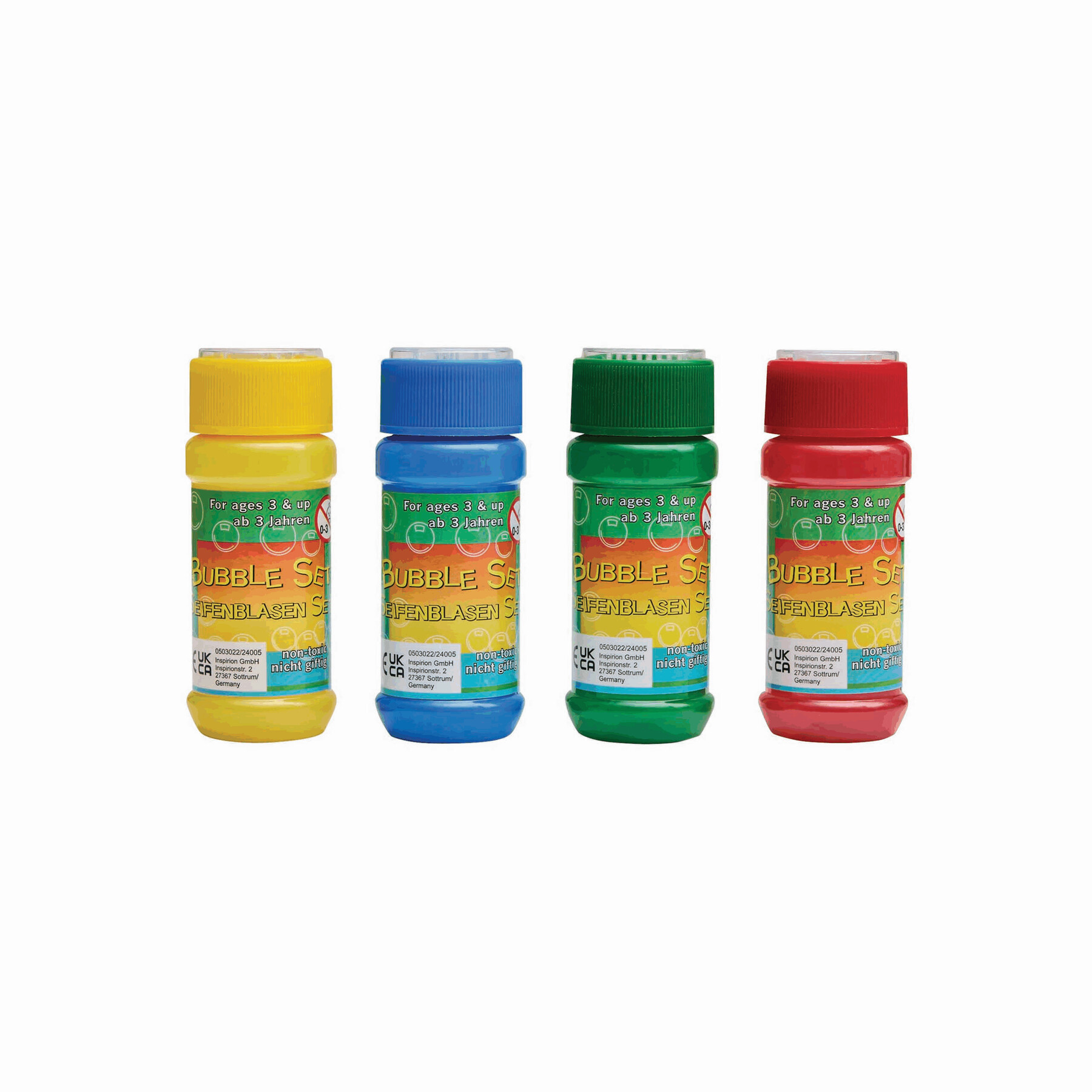 Seifenblasen AIR BUBBLE, 4 sortierte Farben, Preis pro Stück