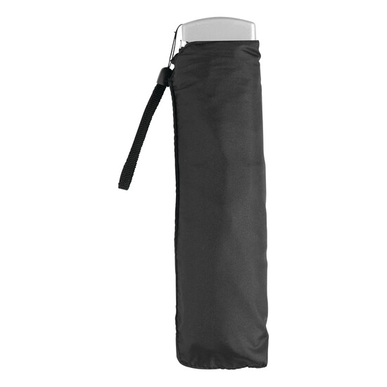 Flacher Mini-Taschenschirm FLAT, schwarz