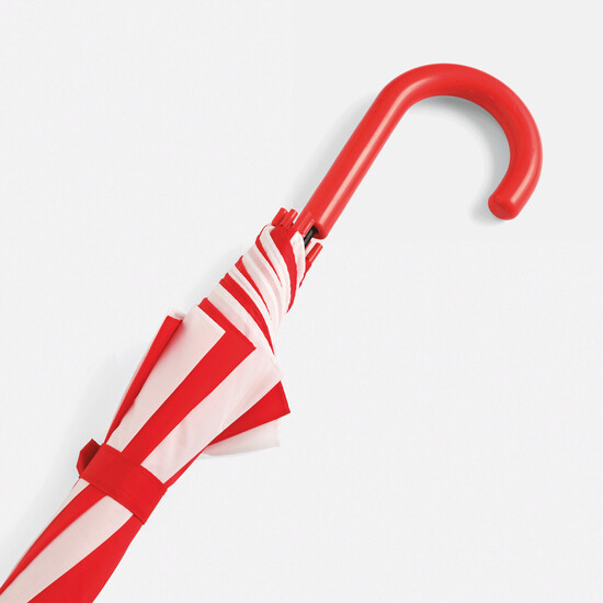 Automatischer Stockschirm DISCO, rot, weiß