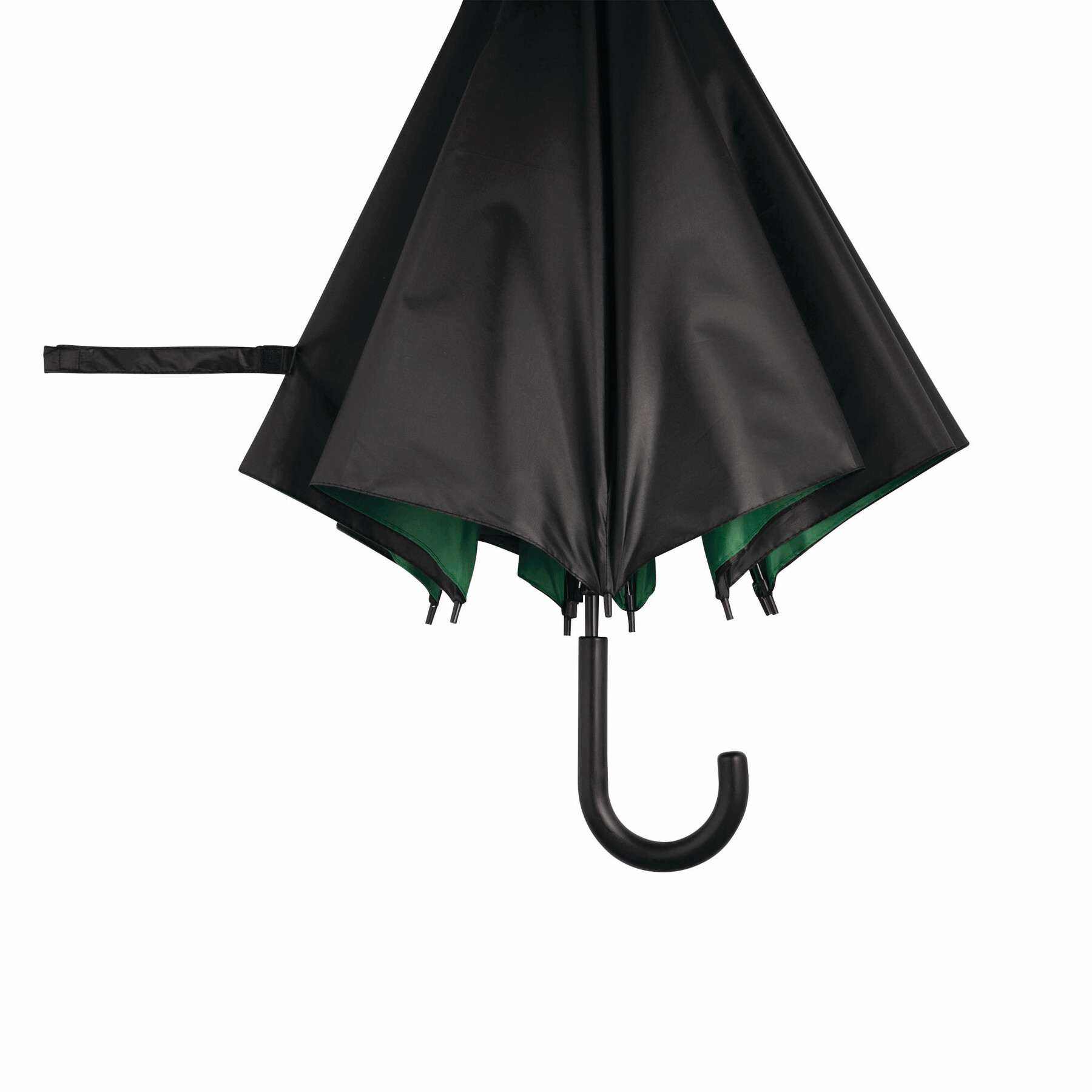 Automatik-Stockschirm DOUBLY, grün, schwarz