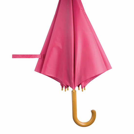 Automatik-Holzstockschirm TANGO, dunkelpink