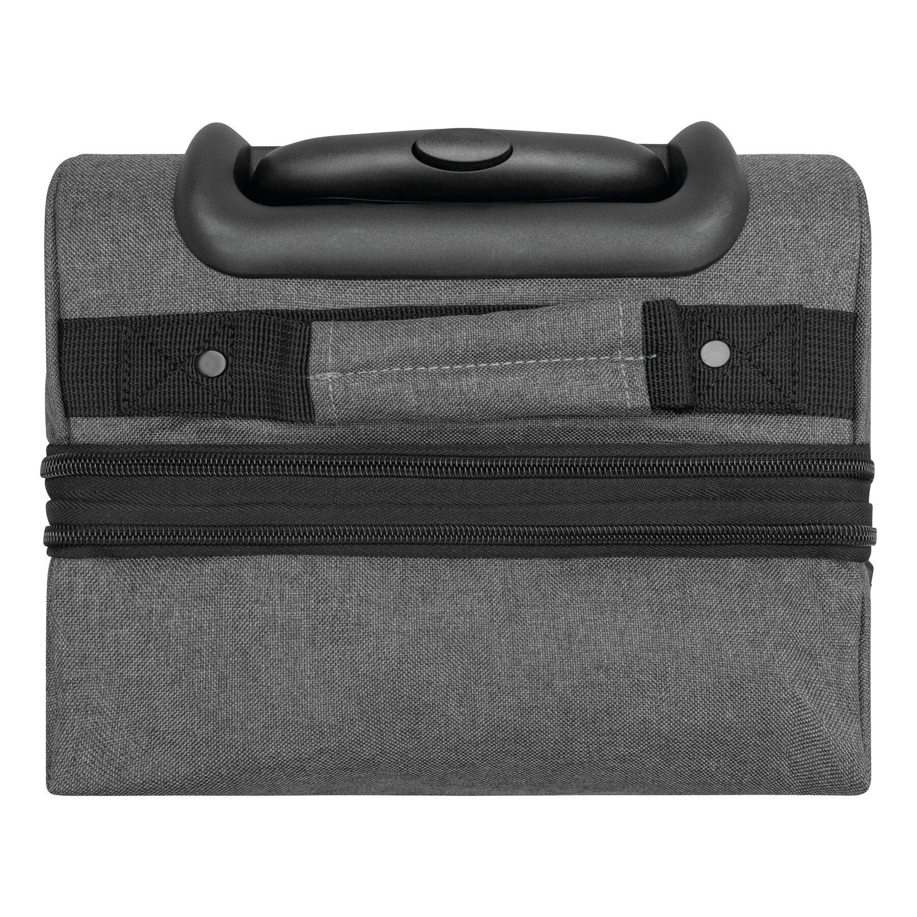 Trolley-Reisetasche VISBY, grau, schwarz