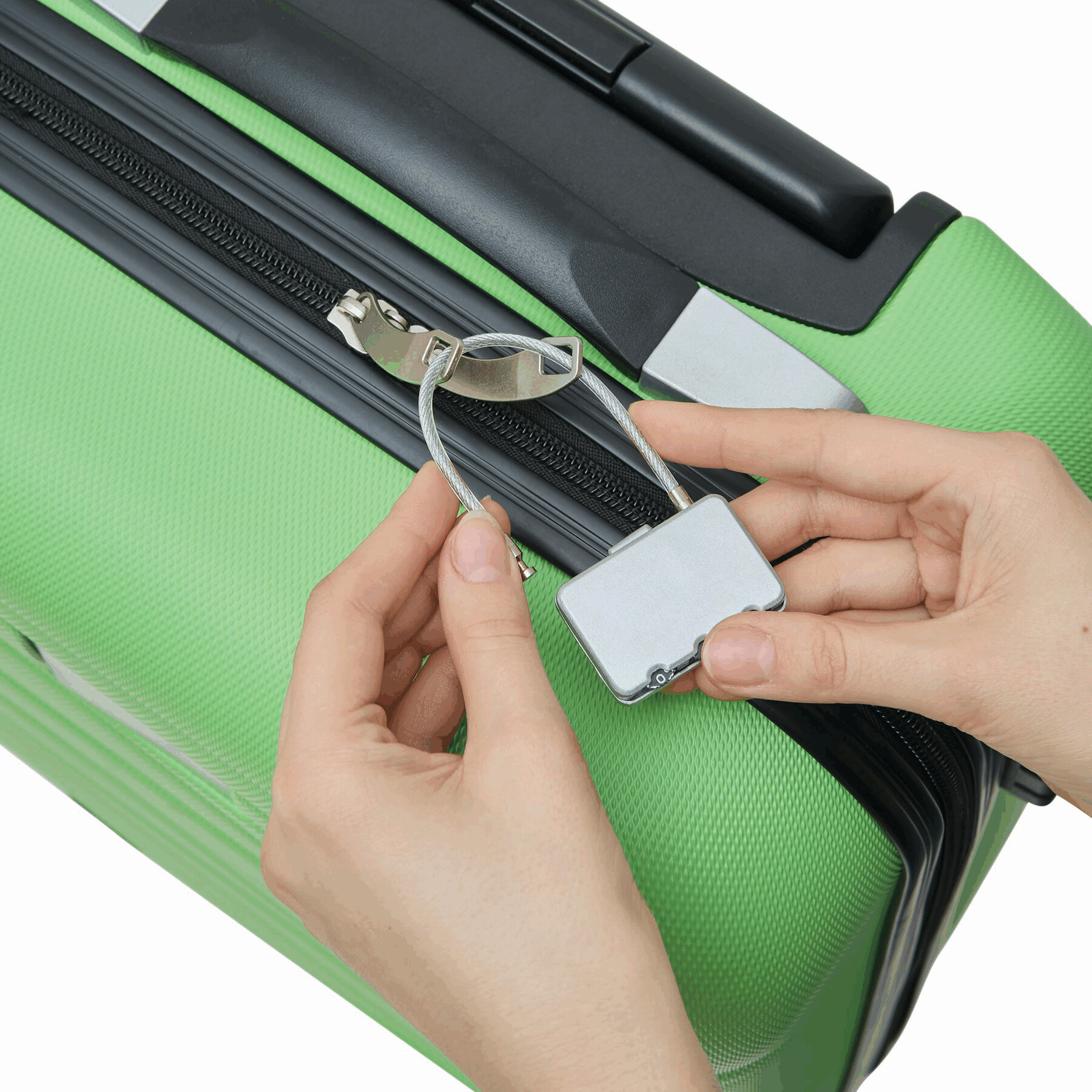 Zahlenschloss CLOSE, silber