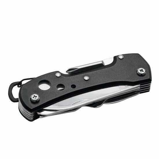 Taschenmesser STRONG HELPER, 12-teilig, schwarz