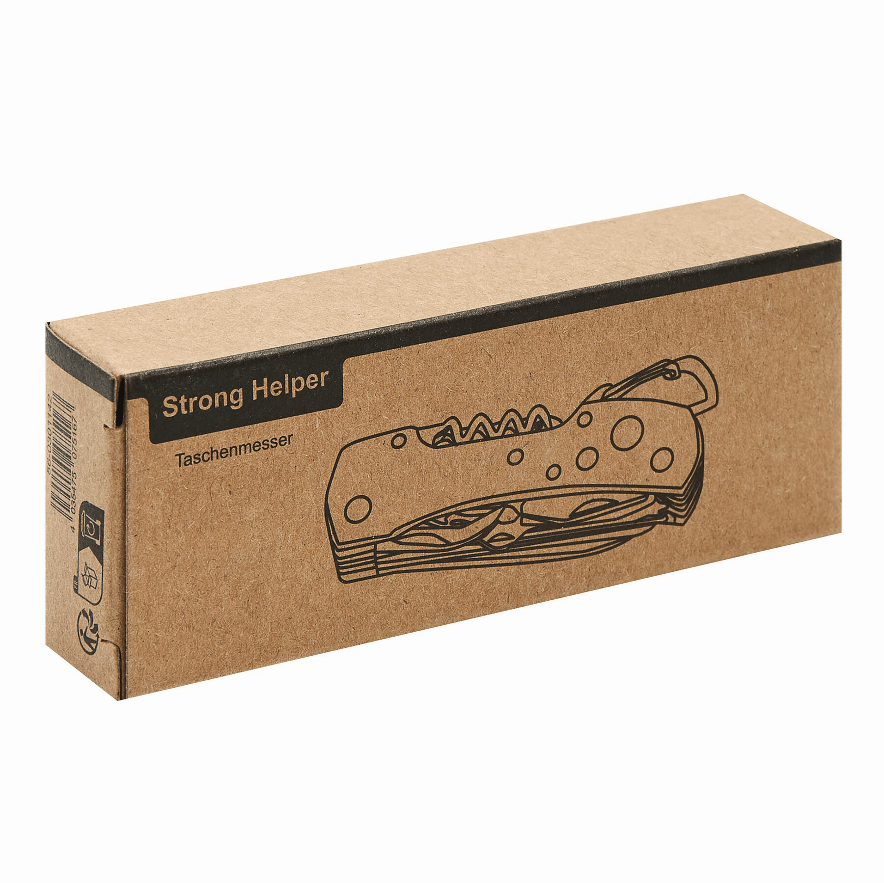 Taschenmesser STRONG HELPER, 12-teilig, silber