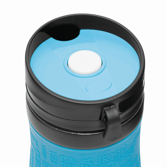 Isolierbecher GOLDEN DREAM, hellblau, schwarz