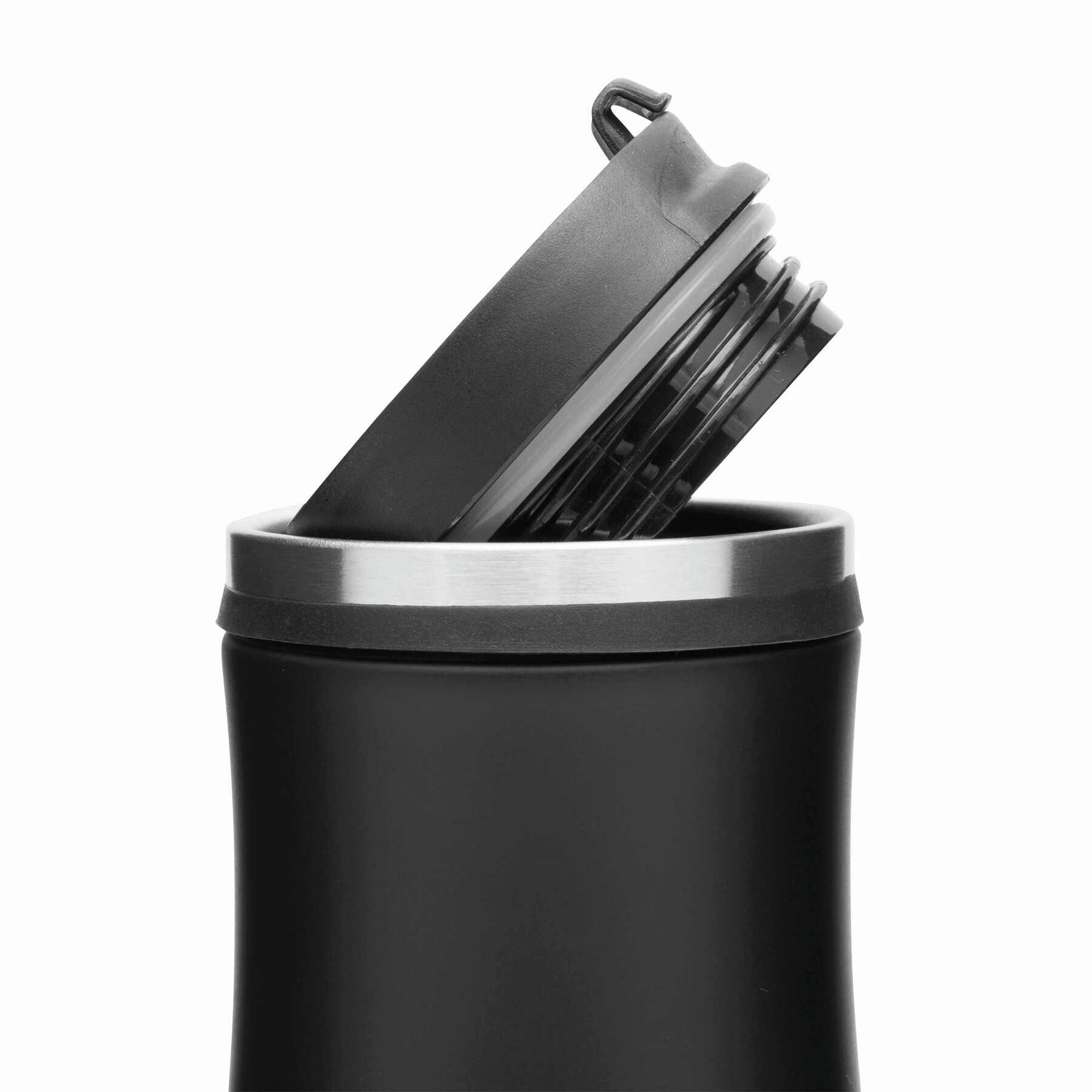 Isolierbecher DARK CREMA, schwarz