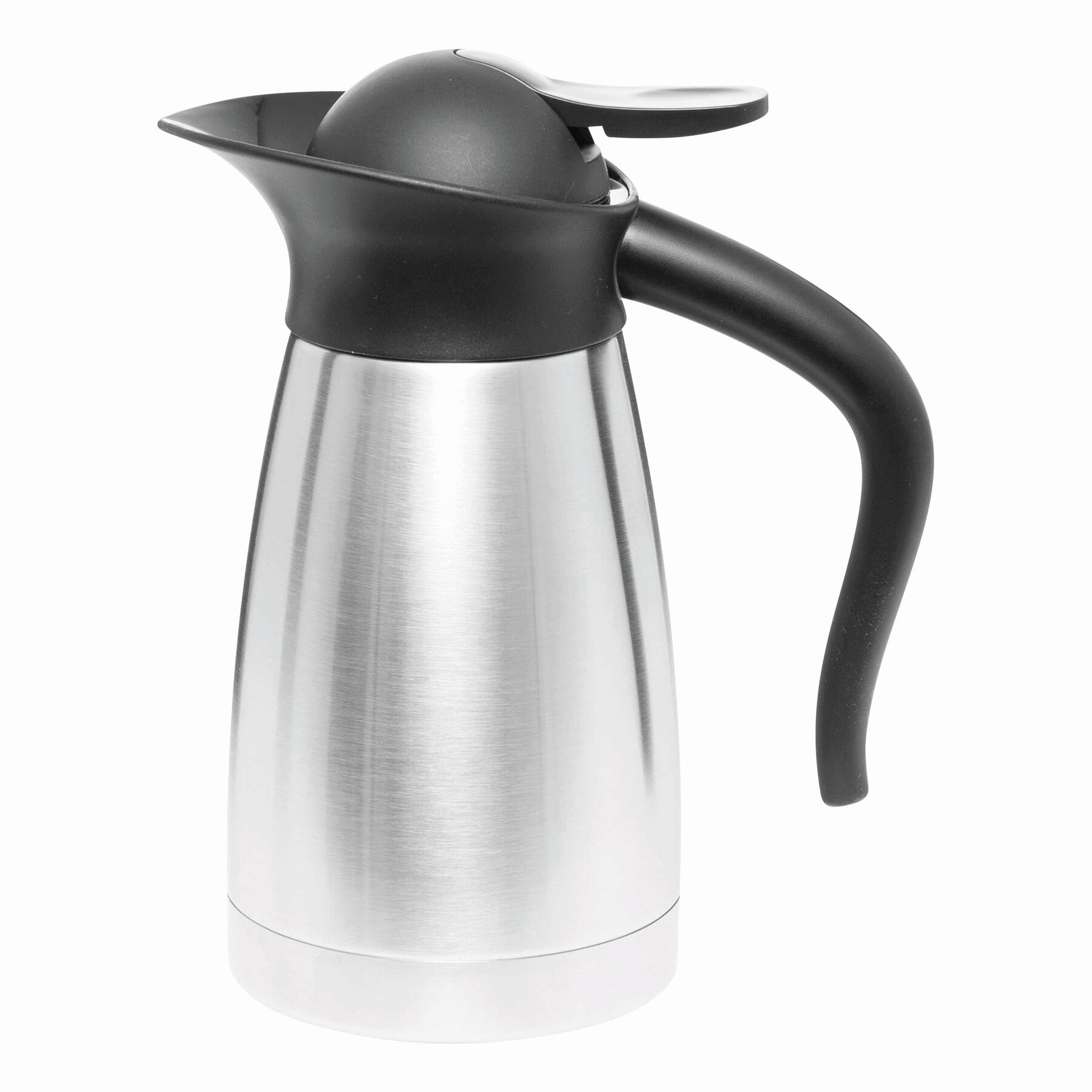 Edelstahl-Vakuum Isolierkanne AWAKE, schwarz, silber