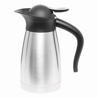 Edelstahl-Vakuum Isolierkanne AWAKE, schwarz, silber