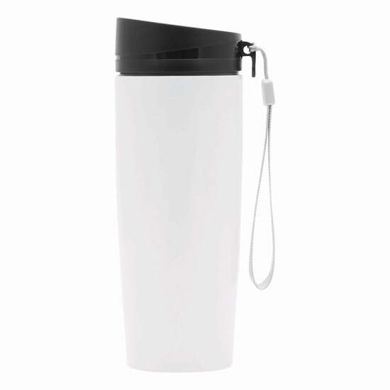 Isolierbecher EARLY MORNING, doppelwandig, weiß