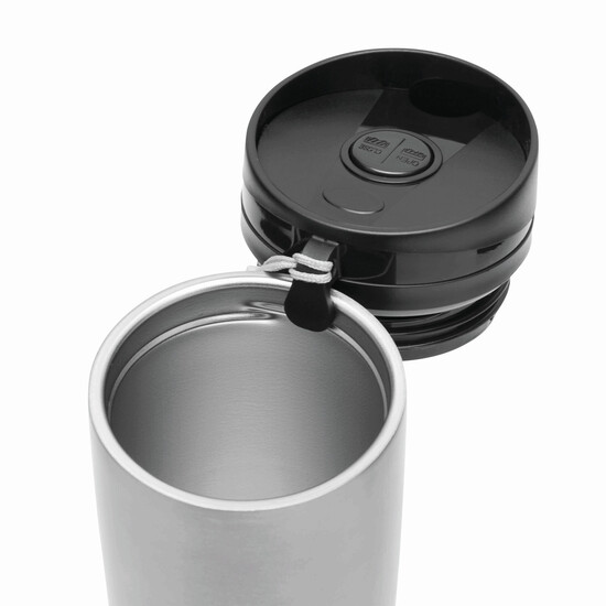 Isolierbecher EARLY MORNING, doppelwandig, anthrazit