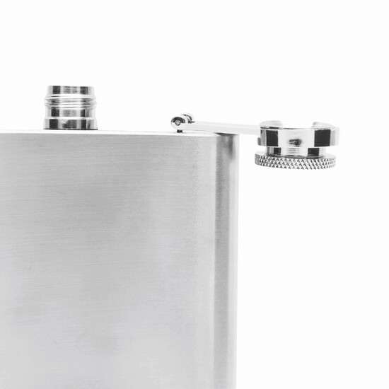 Flachmann-Set COWBOY, silber