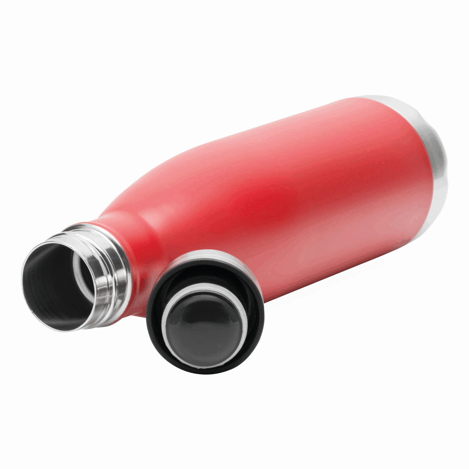 Vakuum-Trinkflasche GOLDEN TASTE doppelwandig, rot