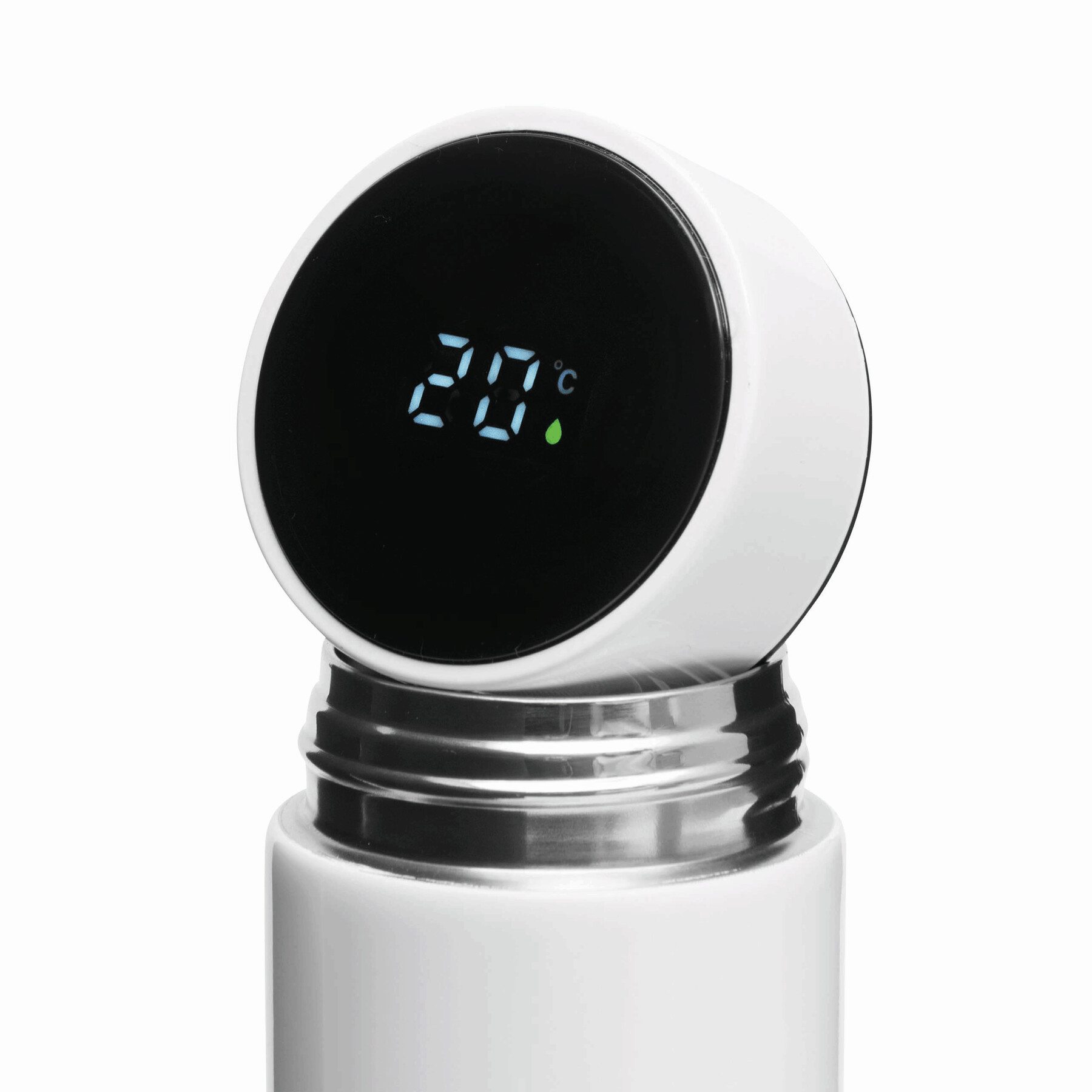 Vakuum-Isolierkanne EXQUISITE, doppelwandig, weiß