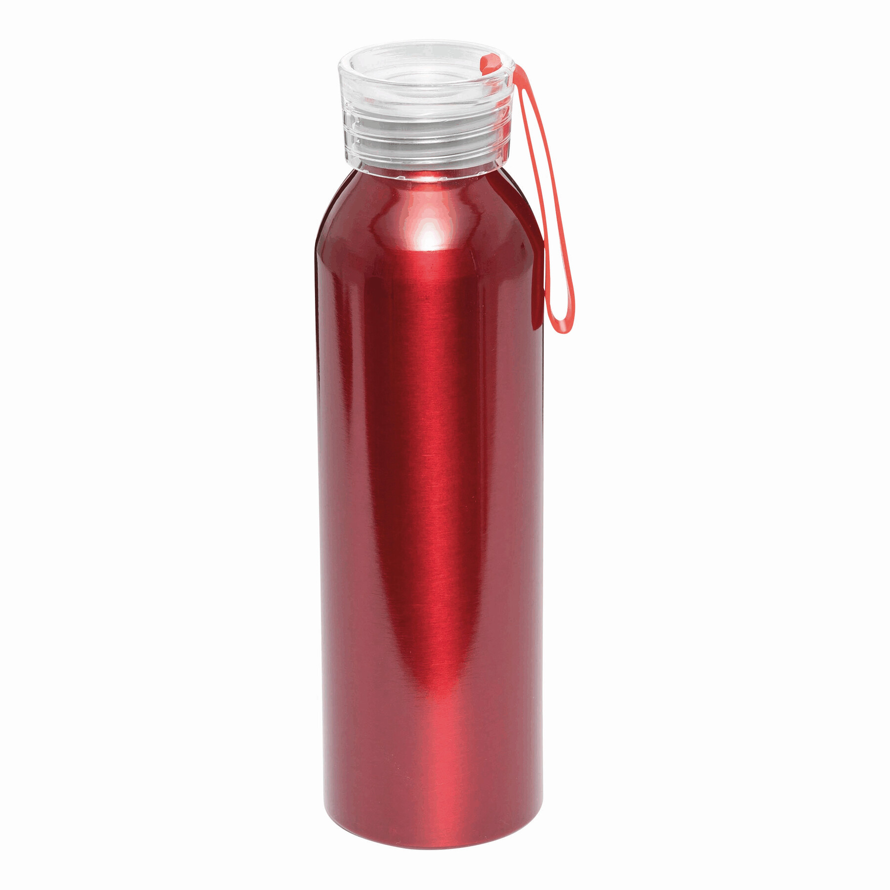Aluminium Trinkflasche LOOPED, rot