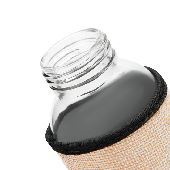 Glas-Trinkflasche TAKE JUTY, natur