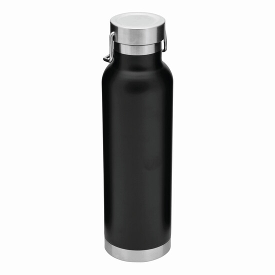 Vakuum-Isolierflasche MILITARY, schwarz