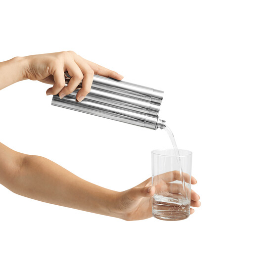 Flachmann CIGAR STYLE, silber