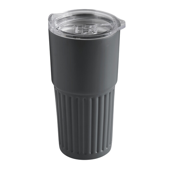 Vakuum-Isolierbecher WAVE LINE, grau
