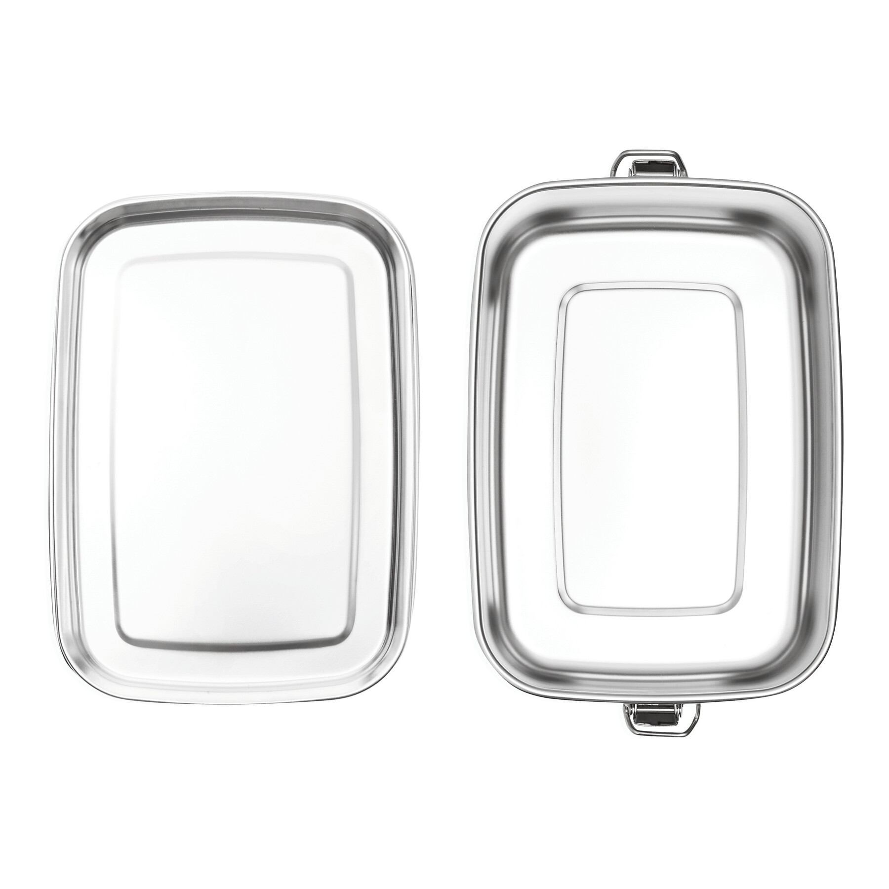 Edelstahl Lunchbox STRONG BREAK, silber