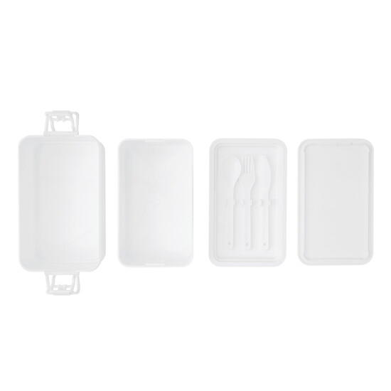 Lunchbox WELL PREPARED, weiß