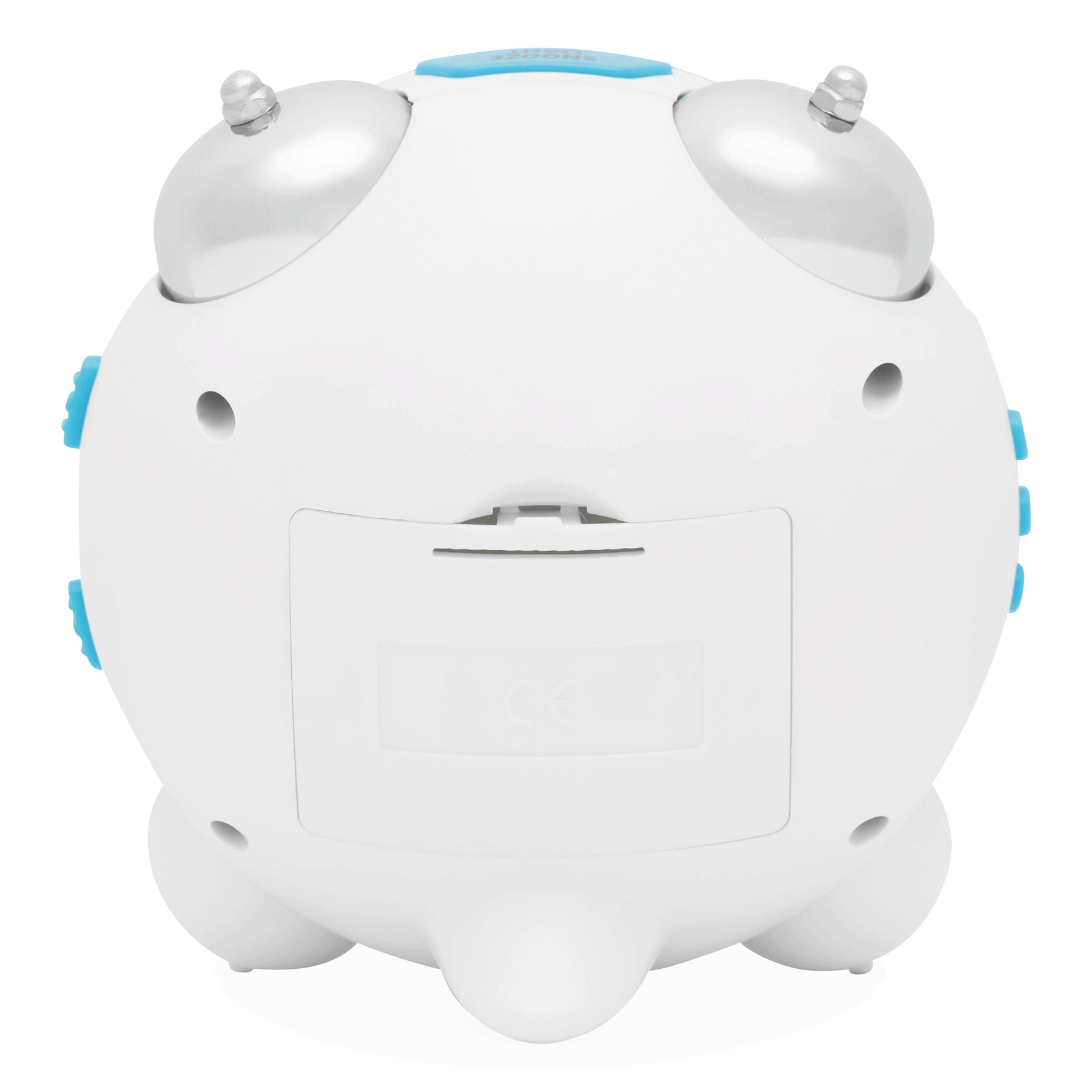 Wecker MODERN RETRO, blau, weiß