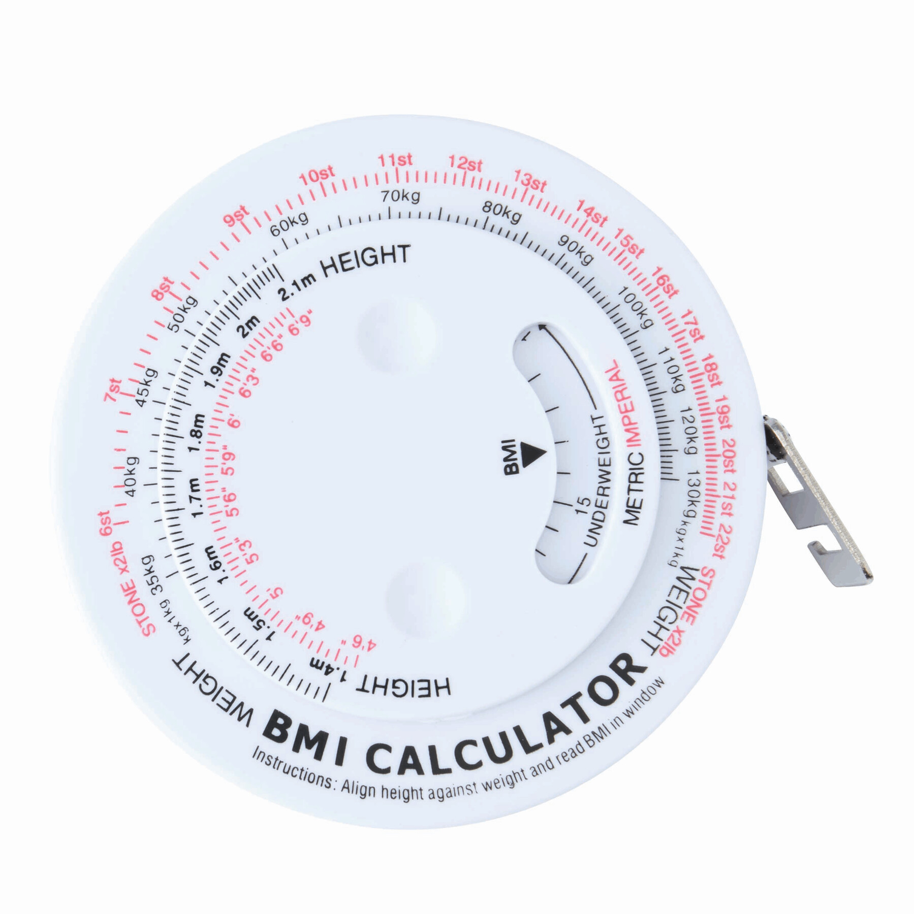 Körper-Messband WASP-WAIST, weiß