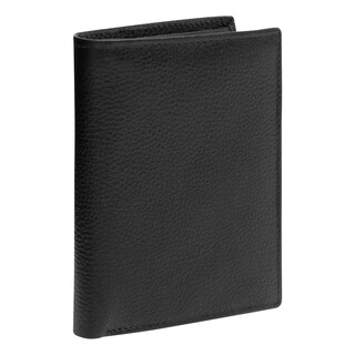 Echtleder-Geldbörse TRAPANI, schwarz