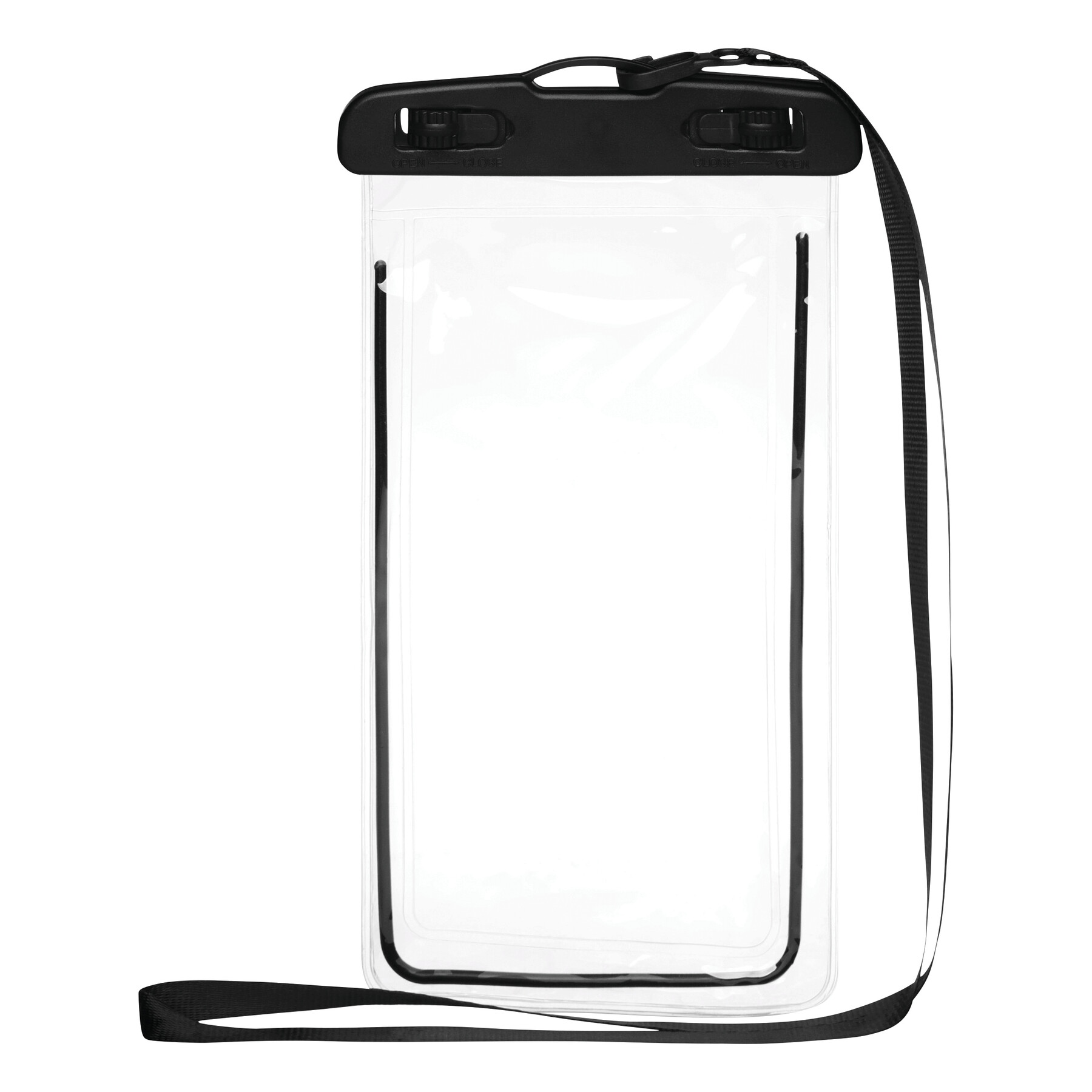 Tasche DIVER, schwarz, transparent