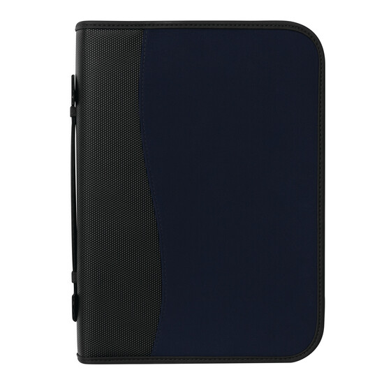 2-Ring-Dokumentenmappe AVANTI RING im DIN-A4-Format, blau, schwarz