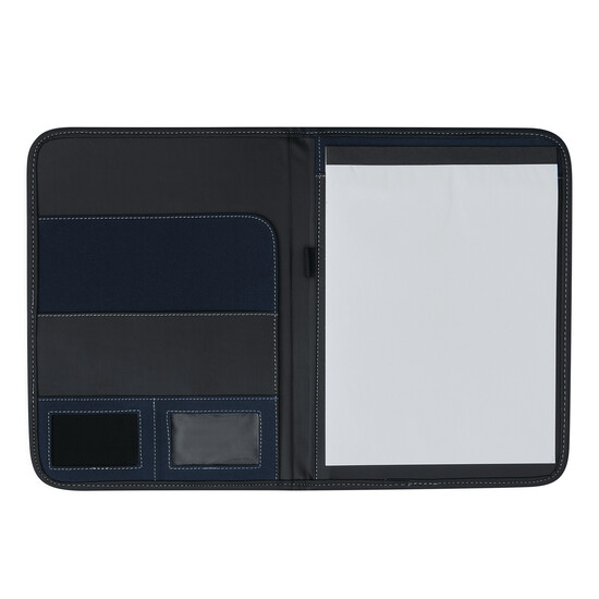 Konferenzmappe AVANTI im DIN-A4-Format, blau, schwarz