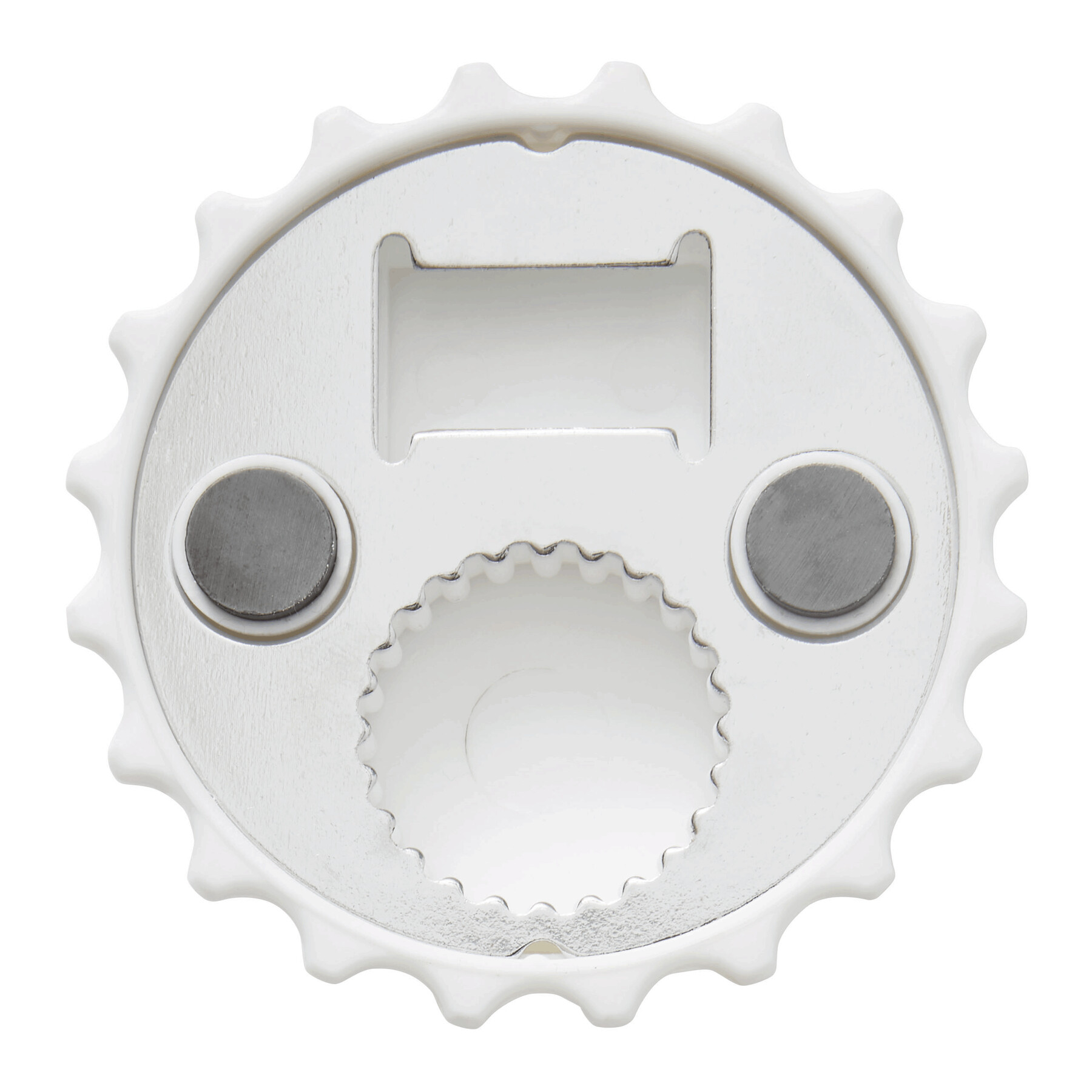 Flaschenöffner CROWNCAP, weiß