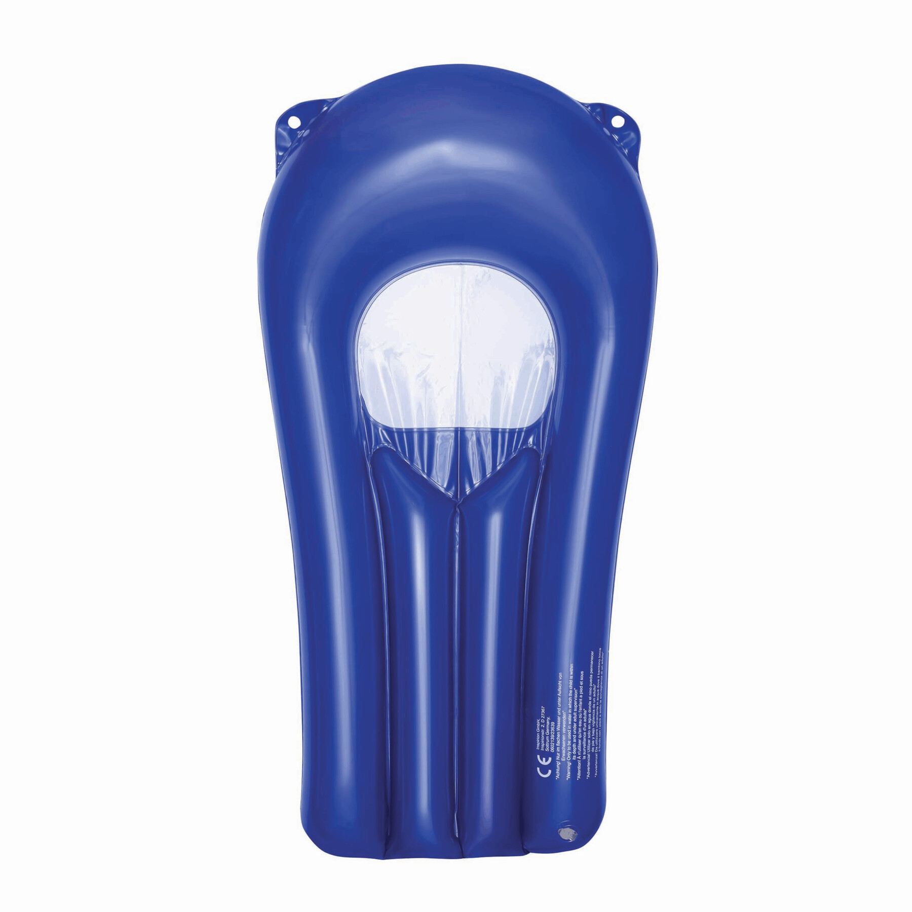 Aufblasbare Mini-Luftmatratze SPLASH, blau
