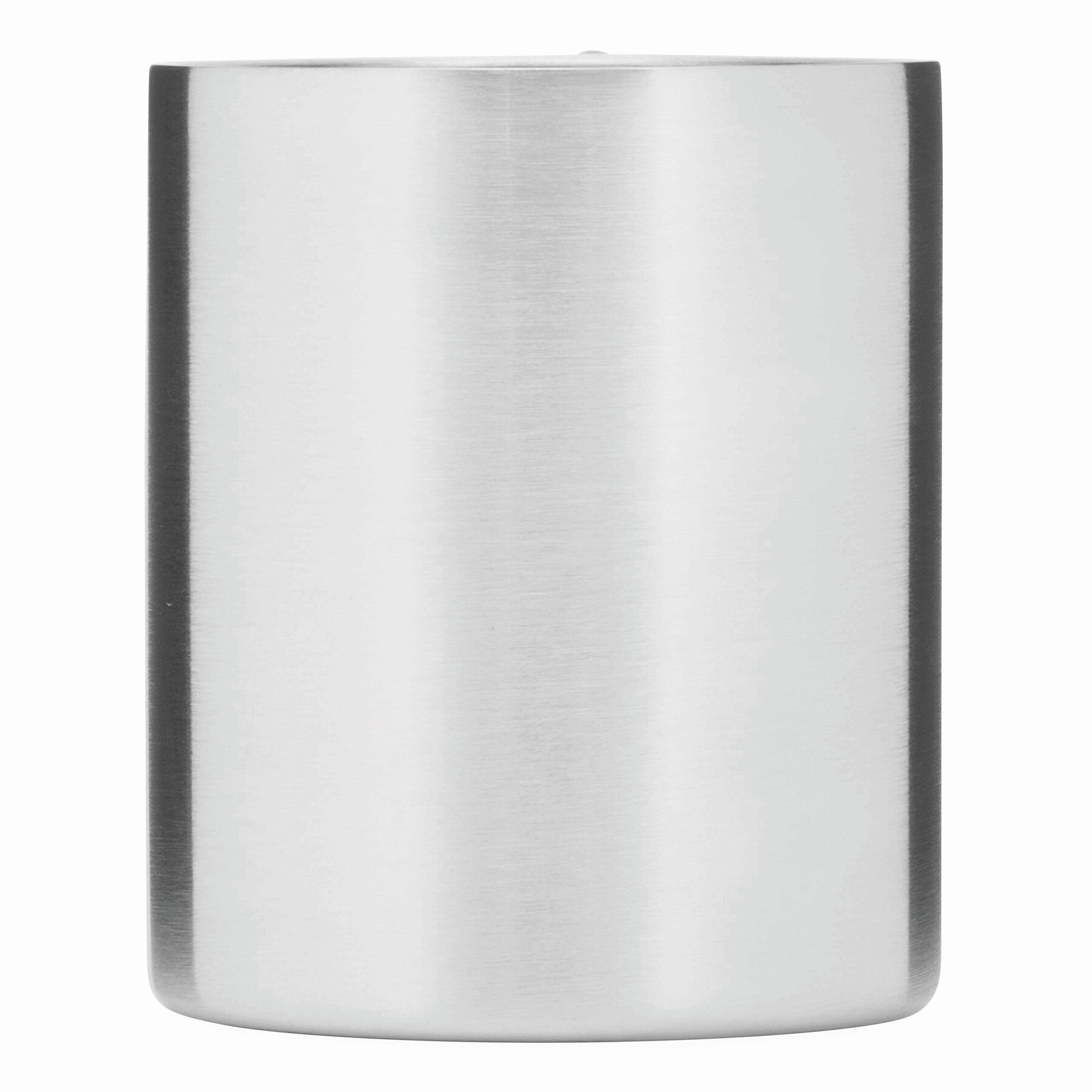 Edelstahl Becher HIKING DAY, rot, silber