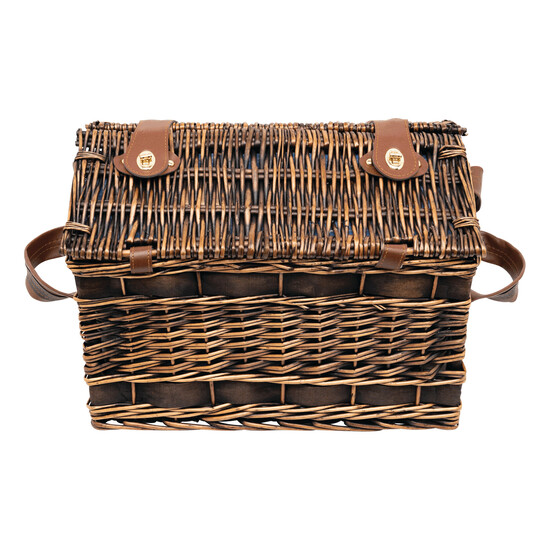 Weiden-Picknickkorb SUMMERTIME, blau