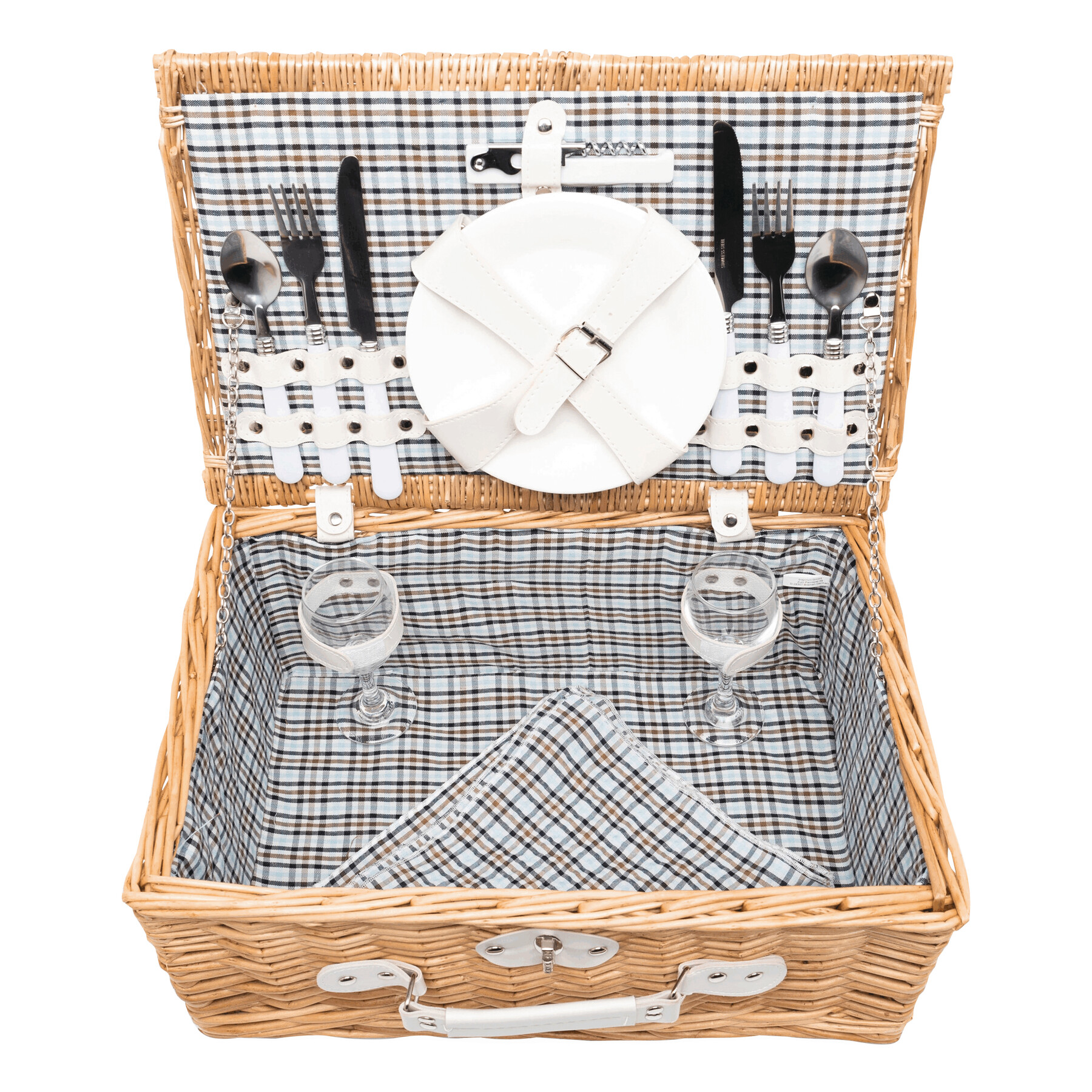 Weiden-Picknickkorb KINGS PARK, braun