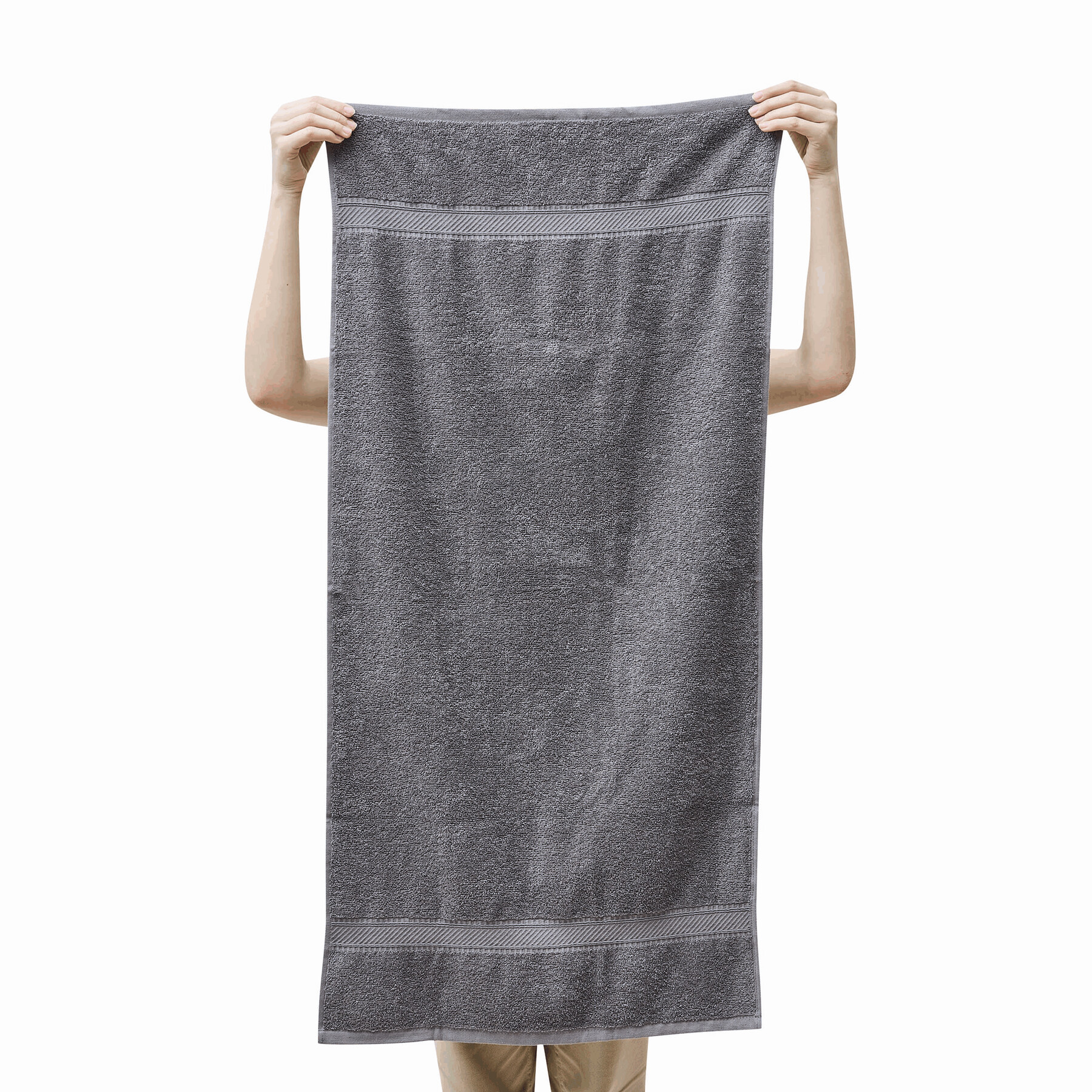 Handtuch ECO DRY, grau