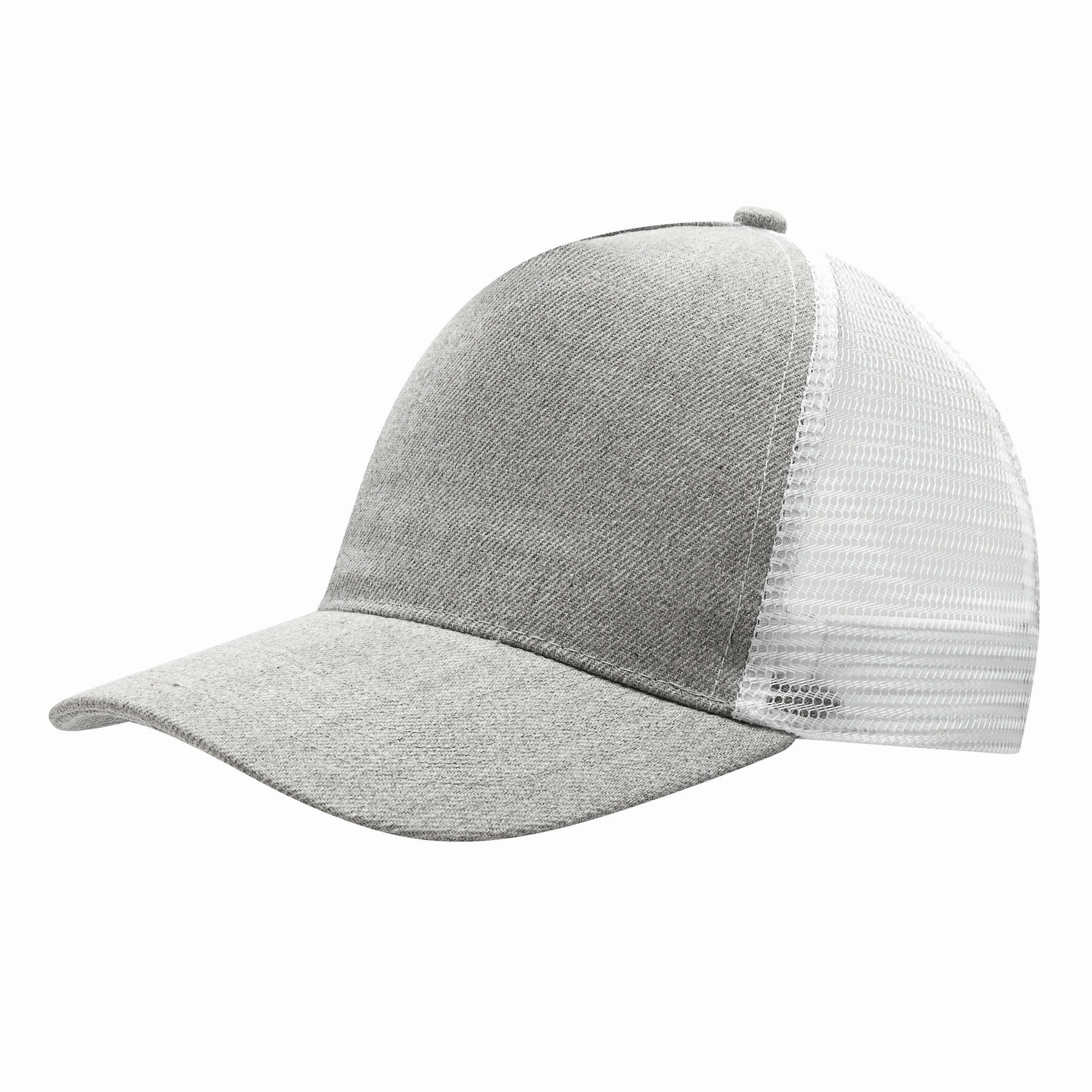 5-Panel-Cap CASUAL FIT, grau, weiß