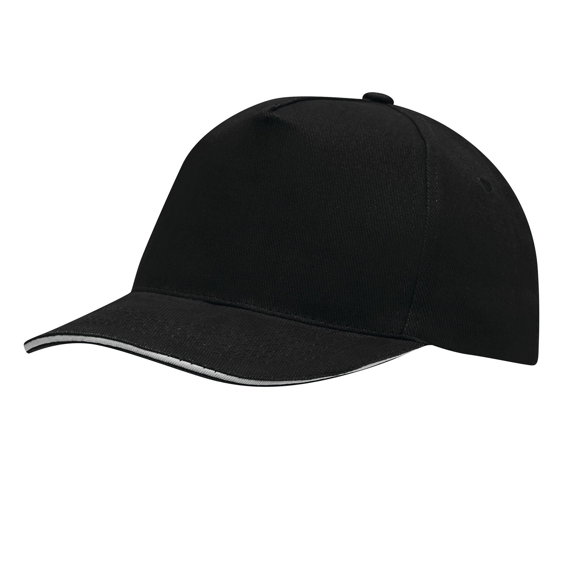 5-Panel-Sandwich-Cap WALK, schwarz