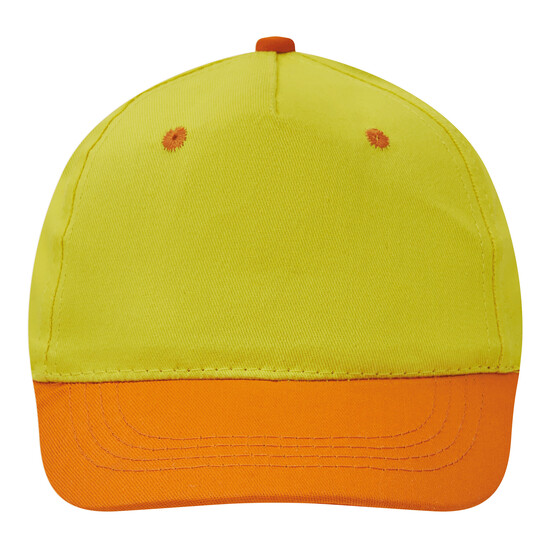 5-Panel-Cap für Kinder CALIMERO, gelb, orange