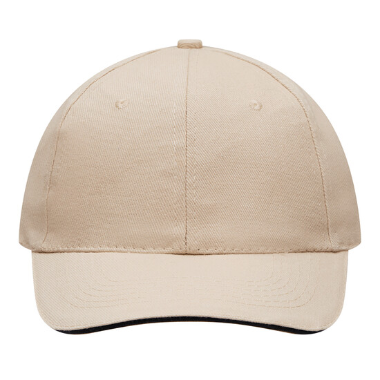 6-Panel-Sandwich-Cap LIBERTY, beige