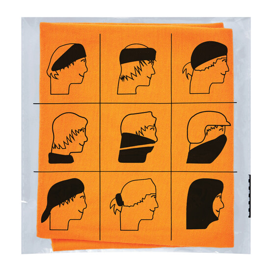 Multifunktionstuch TRENDY, orange