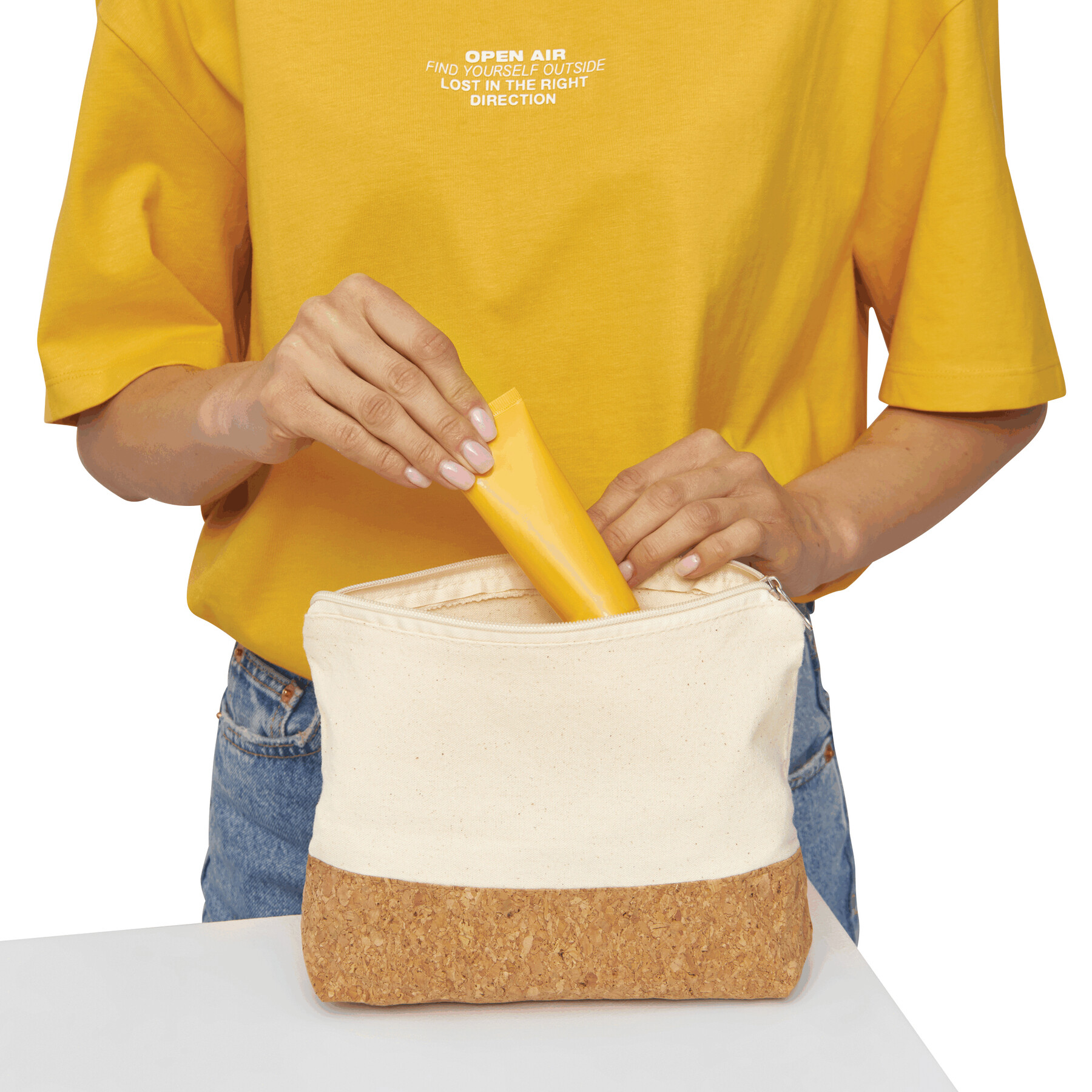 Utensilientasche CORK USE, braun