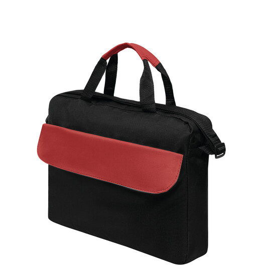 Dokumententasche BRISTOL, rot, schwarz