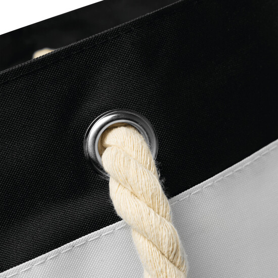 Strandtasche SYLT, schwarz, weiß